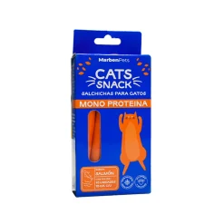 Salchicha Monoproteica Gato Salmón15 grs
