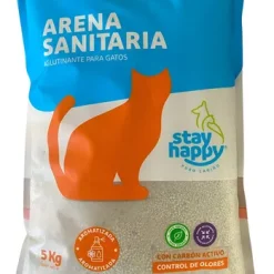 Stay Happy Arena SanitariaCarbon Activado Gatos 5 kg