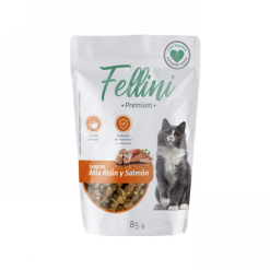 Fellini Pouch Gato Mix Atún y Salmón 85 grs