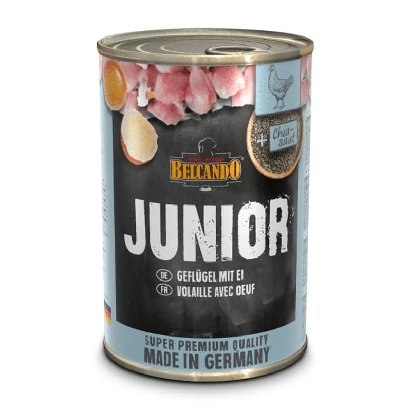 Lata Belcando Junior Ave con huevo 400 gr