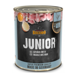 Lata Belcando Junior Ave con huevo 800 gr