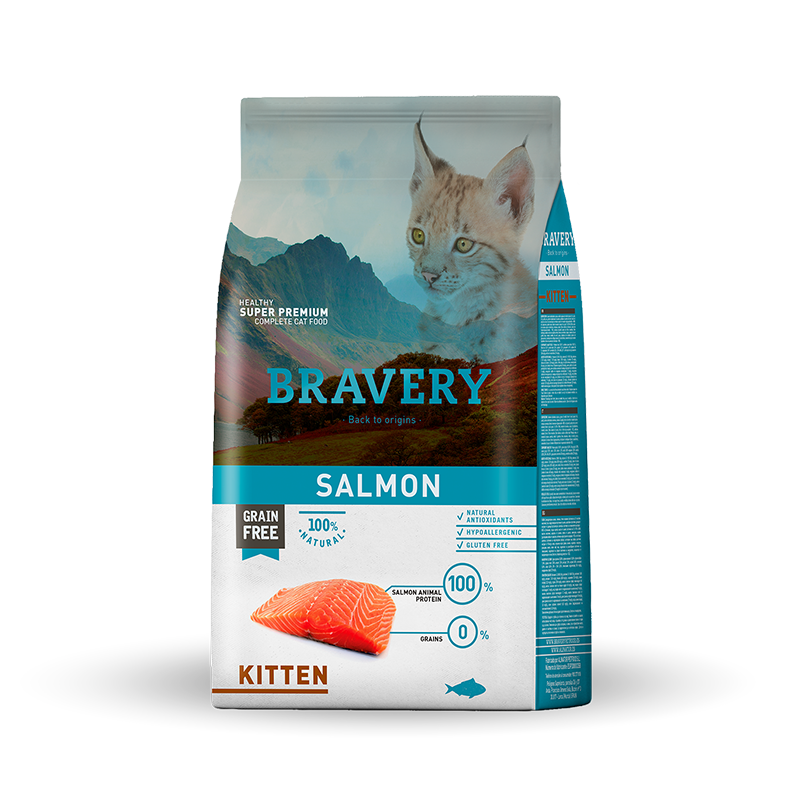 Bravery Kitten Salmon 2 Kg