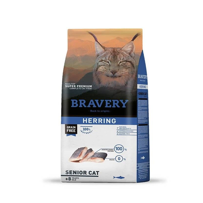 Bravery Gato Senior +8 Herring 2 kg