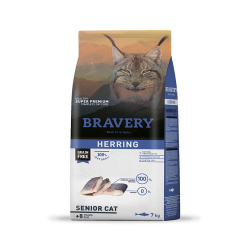 Bravery Gato Senior +8 Herring 7 kg