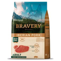Bravery Perro Adulto Large/Medium Breeds Iberian Pork 12 kg.
