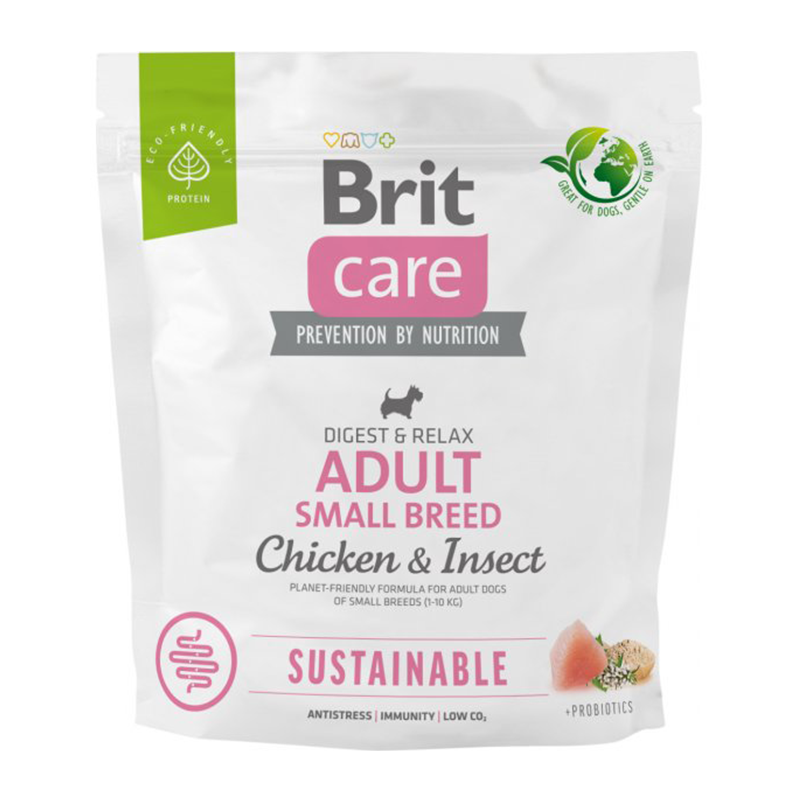 Brit Care Adulto Raza pequeña Pollo con insecto 1 kg