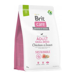 Brit Care Adulto Raza pequeña Pollo con insecto 3 kg