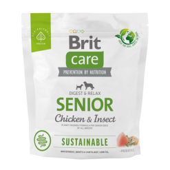 Brit Care Senior Chicken con insecto 1 kg