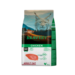 Bravery Gato Adulto Chicken 2 Kg