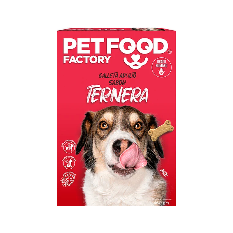 PetFood Galleta Perro Adulto Ternera 460 Grs