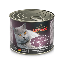 Leonardo Lata Conejo Gato 200 gr