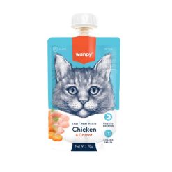 Wanpy Tasty Paste Gato Chicken & Carrot 90 grs