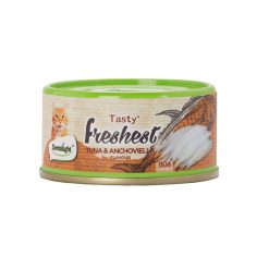 Lata Tasty Freshest Tuna & Anchoviella 80 grs