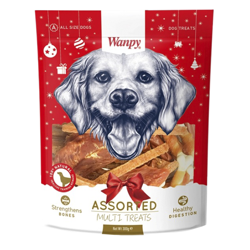Wanpy Snack Jerky Perro Assorted Multi Treats 300 grs