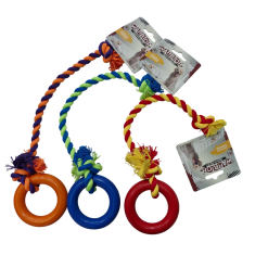 Juguete Perro Limpieza Dental Aro Cuerda Warrior