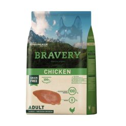 Bravery Perro Adulto Large/Médium Breeds Chicken 4 Kg.