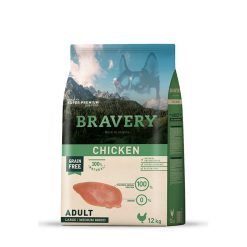 Bravery Perro Adulto Large/Medium Breeds Chicken 12 kg.