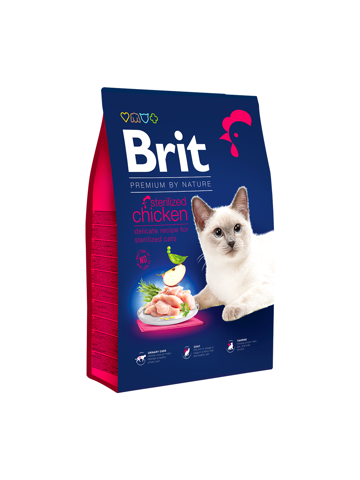 Brit Premiun By Nature Gato Adulto Esterilizado Pollo 1,5kg