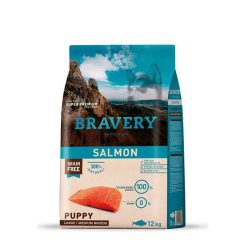 Bravery Perro Puppy Large/Médium Breeds Salmon 12 Kg.