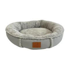 Cama Circular Gris L