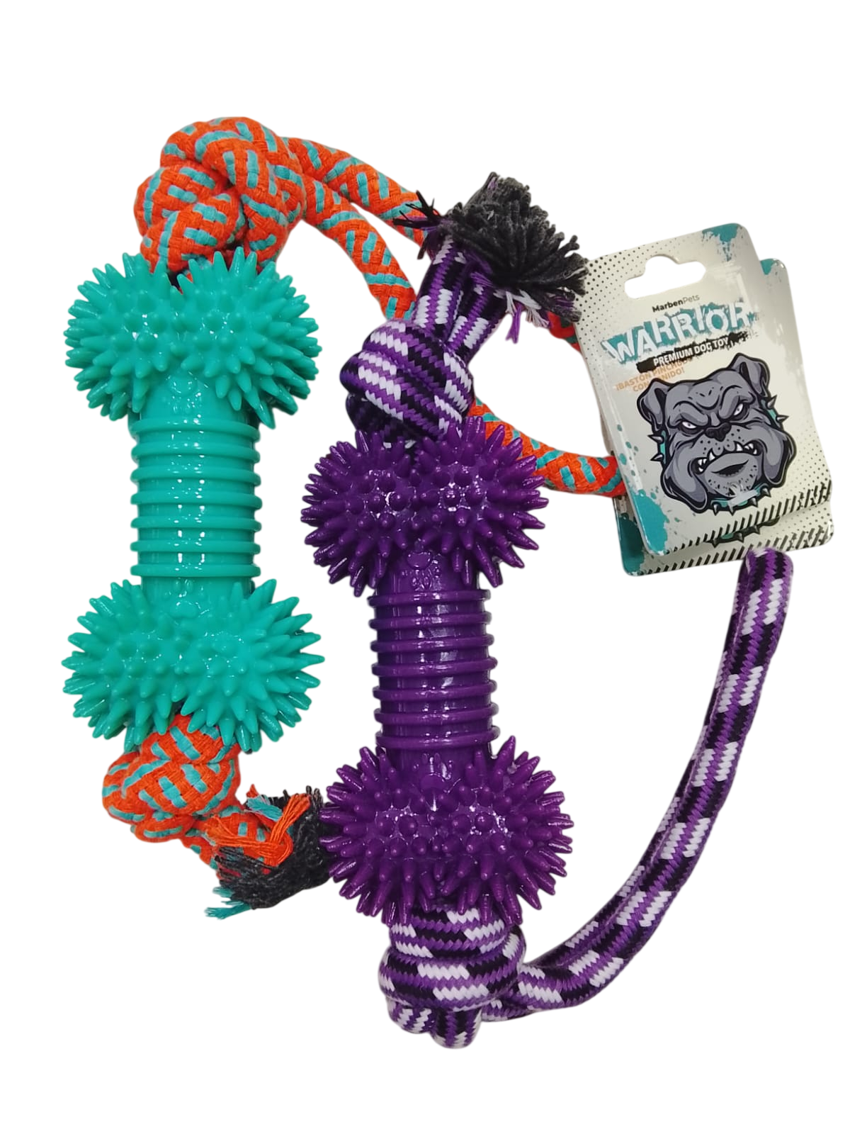 Juguete Perro Cuerda con hueso Dental Goma 37 Cm