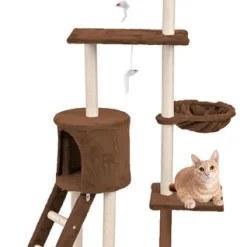 Rascador Tipo Árbol Café 50*35*140cm