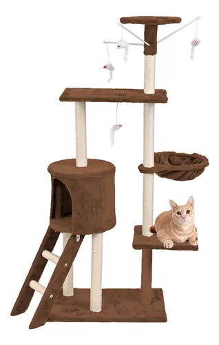 Rascador Tipo Árbol Café 50*35*140cm