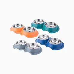 Plato acero inox doble wonderpet