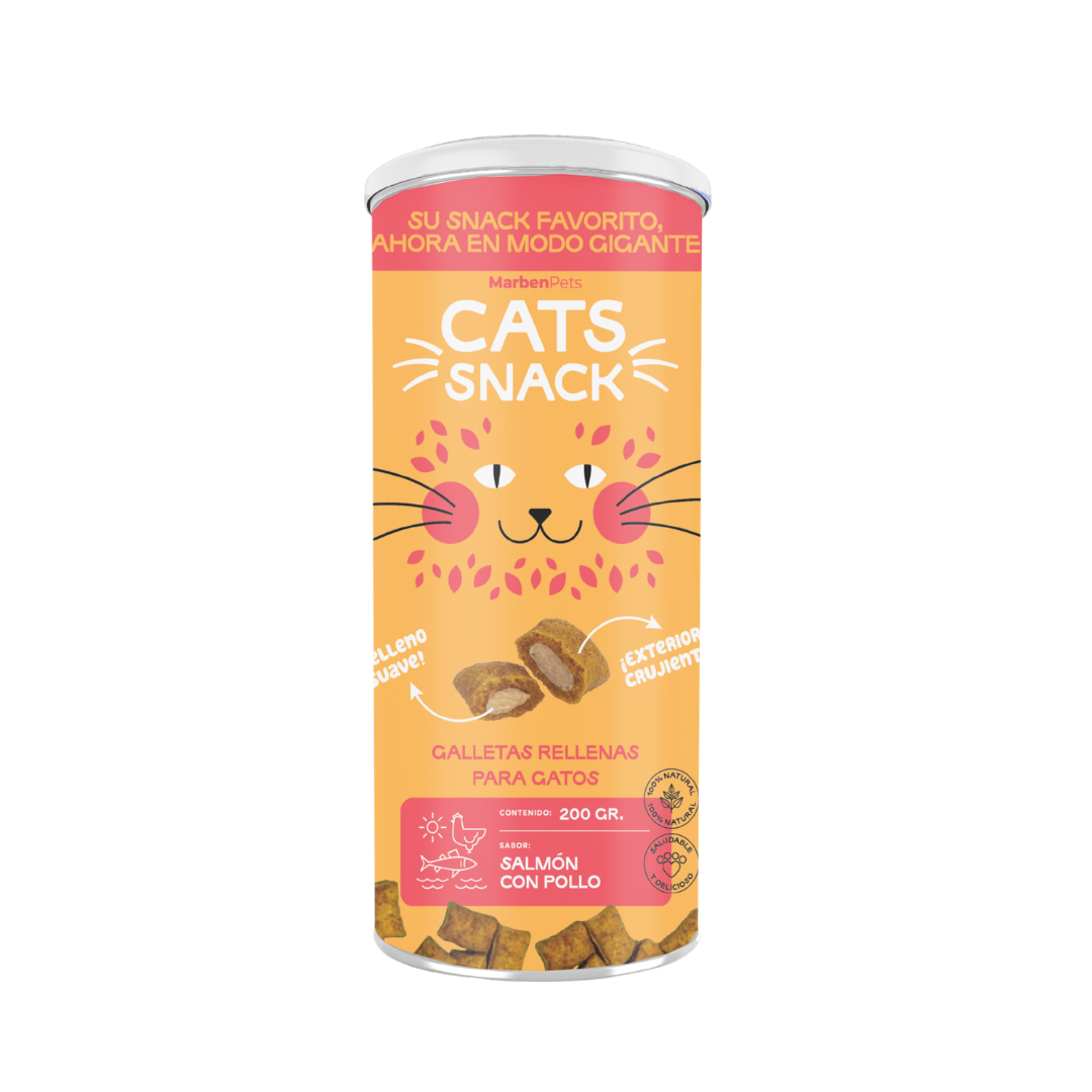 Tarro Galletas Rellenas Salmón con Pollo 200g