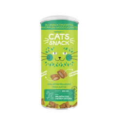 Tarro Galletas Rellenas Salmón con Hierba Gatera 200gr