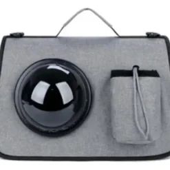 Bolso Portátil Con Cúpula Gris