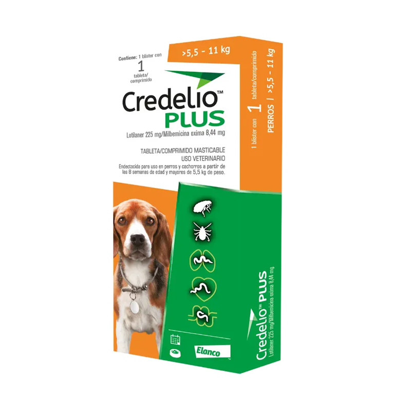 Credelio Plus 5.5kg – 11kg 1 comprimido