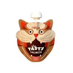 Compota Tasty Catgo Salmón 90 gr.