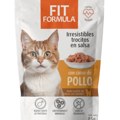 Fit formula con carne de pollo para gatos de 85 gr