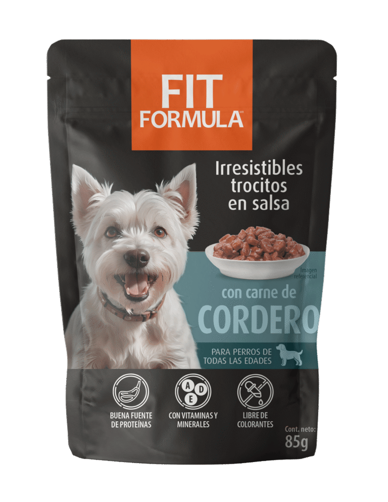 Fit formula con carne de Cordero para perros de 85 gr.