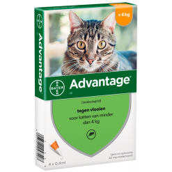 Pipeta Advantage para Gatos – Hasta 4 Kg.