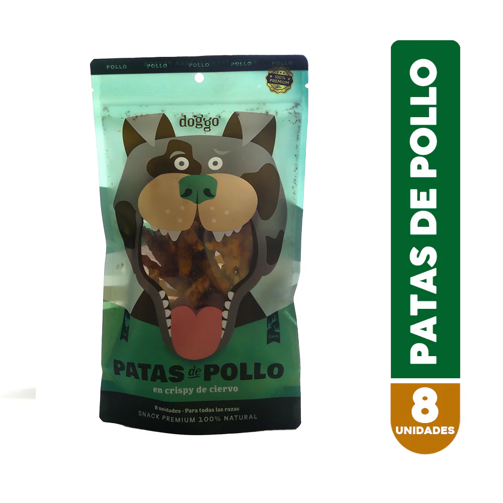 Snack para Perros Patas de Pollo Crispy