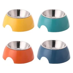 Plato individual inox con soporte