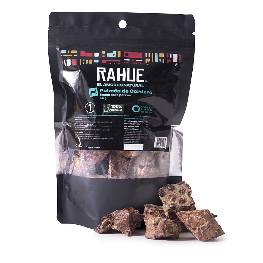 Snack Rahue Pulmón De Cordero Para Perros 50gr
