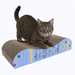 Rascador Estilo Sofa Azul 36x15x7cm