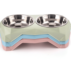 Plato para perro doble