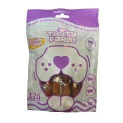 Tasty Farm  Perro Triple Sabor Cordero - Vacuno - Conejo 120 grs