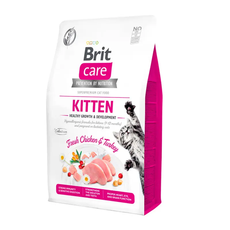Brit Care Kitten Healthy Growth Chicken & Turkey 400 gr