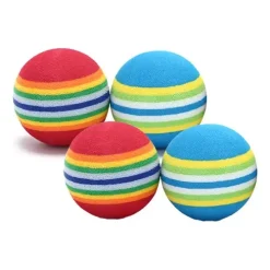 Juguete Set 4 Pelotas Blandas Para Gatos