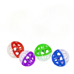 Juguete Set 4 Pelotas Plásticas Para Gatos