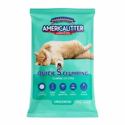 Americalitter Quick Clumping Unscented 2KG