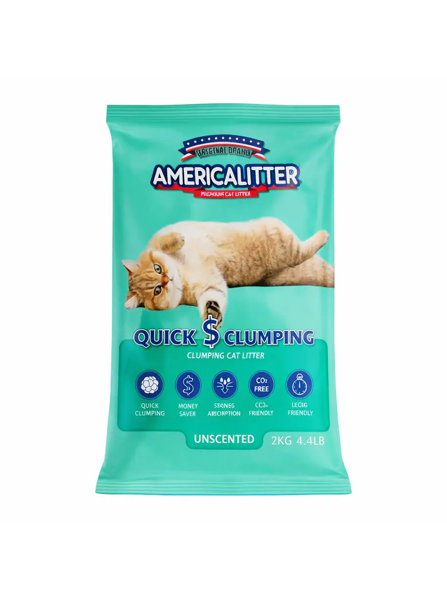 Americalitter Quick Clumping Unscented 2KG