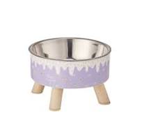 Plato con Patas Morado Gatos