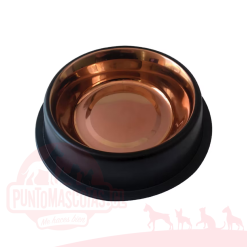 Plato metálico antideslizante color 14 cm
