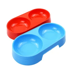 Plato doble plastico colores pequeño